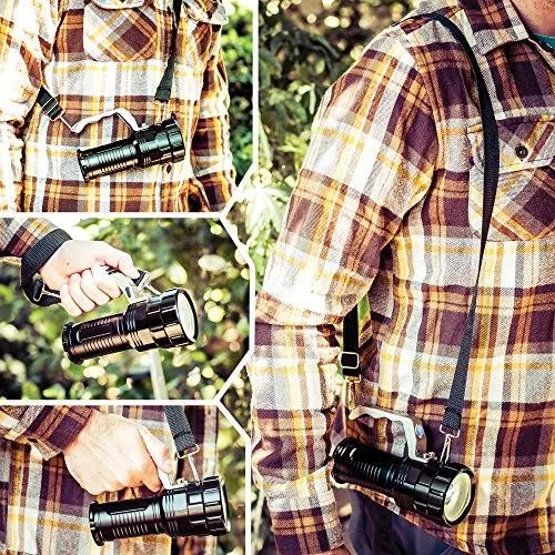 2800 Lumen - High Output, Rechargeable, Zoomable Floodlight to Spotlight, LED