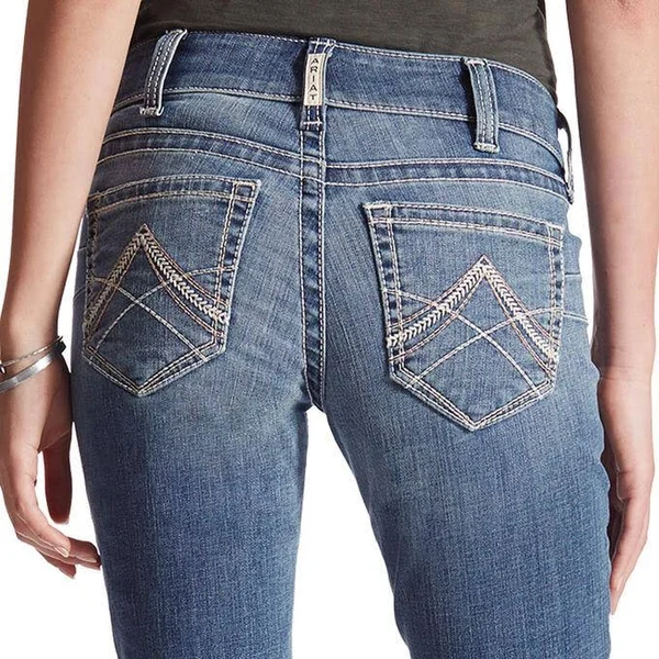 Ariat 10017217 Women's R.E.A.L. Straight Leg Jean 26X37XL