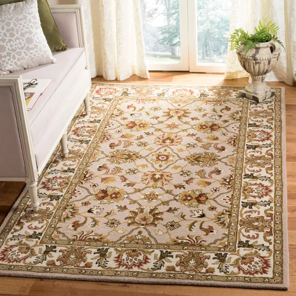 Safavieh Heritage HG452A Ivory - Light Gold 5& x 8& Area Rug