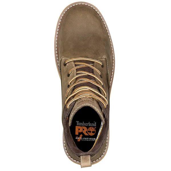 Timberland Women's Pro Hightower 6-Inch Soft-Toe Waterproof Work Boots - Brown, 9