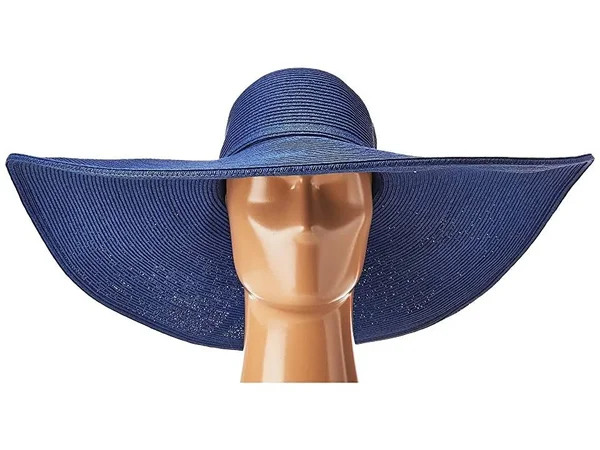 San Diego Hat Company Women's Ultrabraid XL Brim Hat Ubx2535, Blue