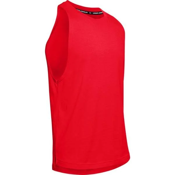 Under Armour Men's Baseline Cotton Tank - Red