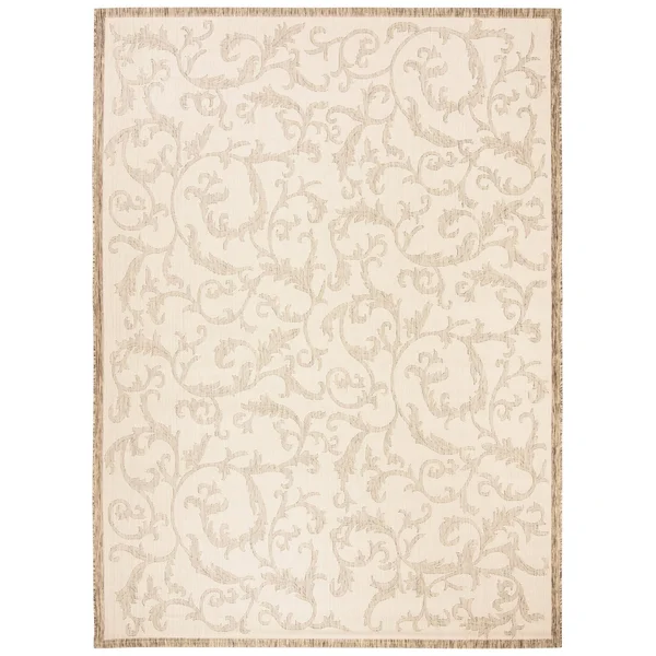 Safavieh Courtyard CY2653-3202 6&7x22 x 6&7x22 Square Terracotta, Natural Area Rug