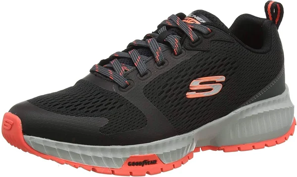 Skechers Men's Street Flex Eliminator Sneaker - Black/Red