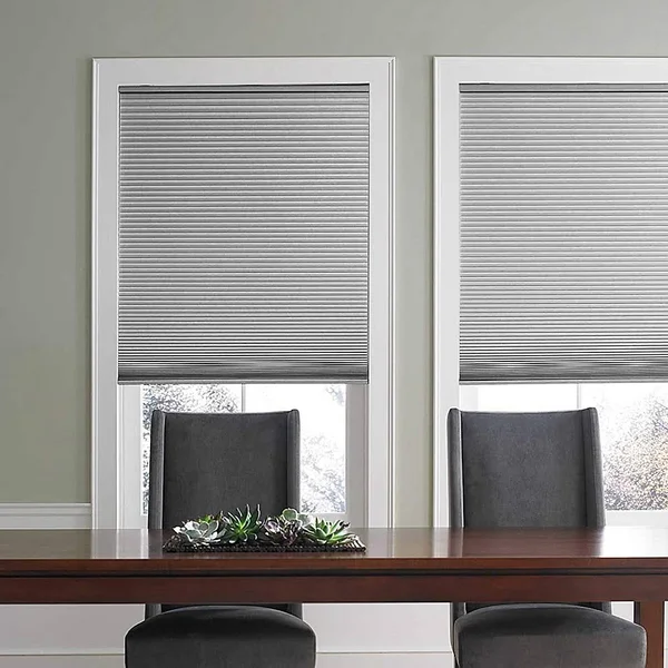 Real Simple Cordless Blackout Cellular 34.5x22 x 64x22 Length Shade in Grey