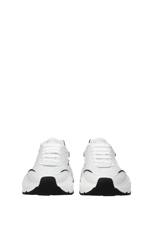 Dolce & Gabbana Black & White Daymaster Low Sneakers