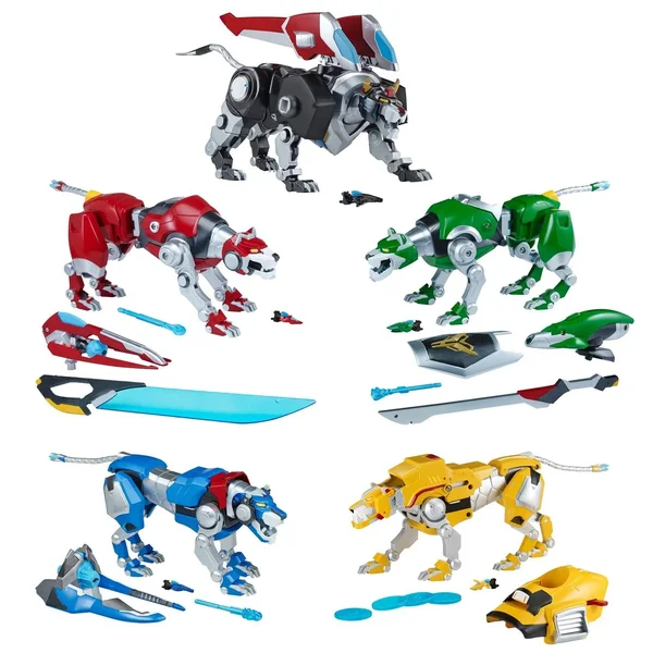 Dreamworks Voltron Combinable Lions Bundle Pack Action Figure - Legendary