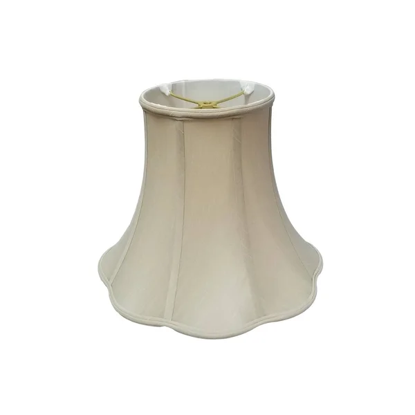Royal Designs Bottom Outside Scallop Bell Beige Lamp Shade - 8 x 16 x 14 - Color