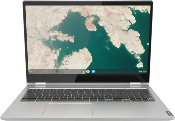 Lenovo C340-15 81T9 15.6″ Convertible Chromebook - Pentium Gold 4417U 2.3 GHz - 4 GB, 4 GB RAM - 64 GB SSD - Mineral Gray
