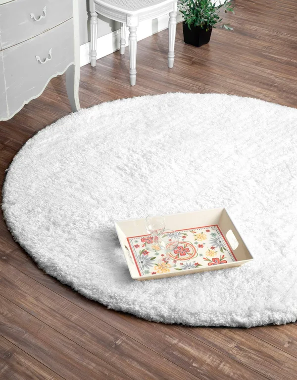 nuLOOM Maginifique Hand Tufted Shag Rug, 3& x 5&, Snow