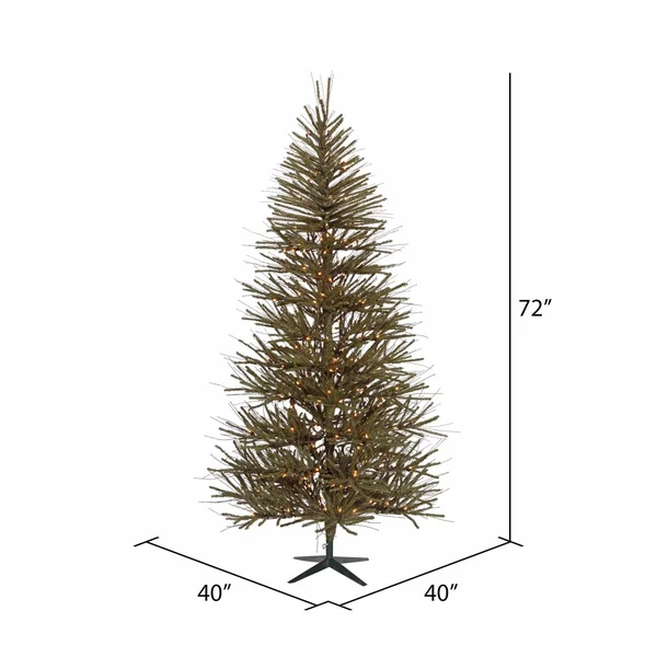 Vickerman 6& Vienna Twig Artificial Christmas Tree with 250 Clear Lights