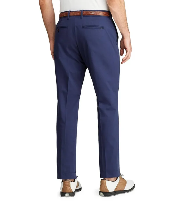 Polo Ralph Lauren Golf Tailored-Fit Flat-Front Stretch Chino Pants - Mens, 34 32, Basic Sand