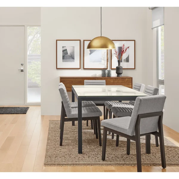 Room & Board, Modern Aurora Dome Pendant in Black