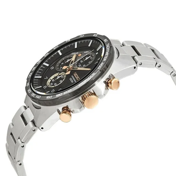 Seiko Motorsport Chronograph Black Dial Men's Watch SSB323P1