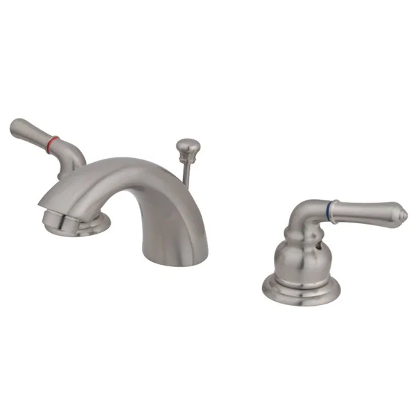 Kingston Brass KB952 Magellan 4x22-8x22 Mini Widespread Lavatory Faucet - Polished Brass