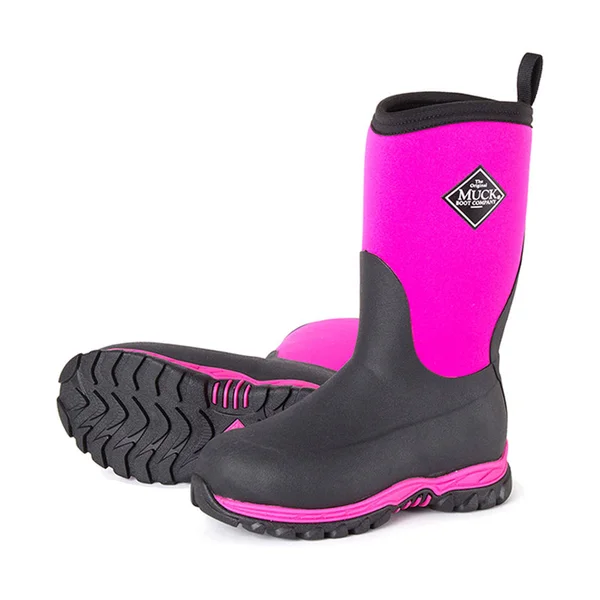 Muck Boot Kids Rugged II Pink/Black - 12