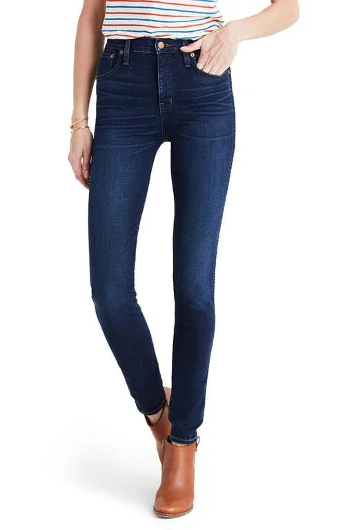 Madewell 10-Inch High Rise Skinny Jeans, Size 23tall in Hayes Wash at Nordstrom
