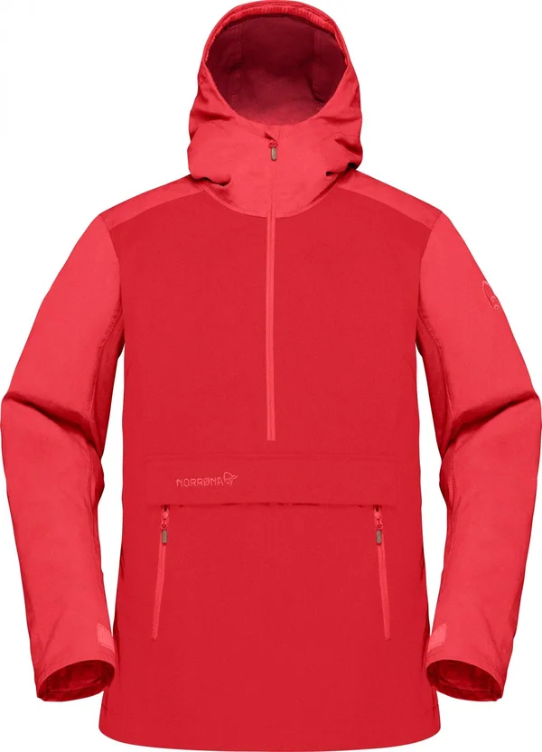 Norrona Women's Svalbard Cotton Anorak Jacket - Small - Crisp Ruby