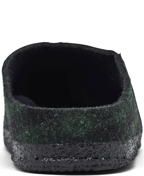 Birkenstock Men's Zermatt Shearling Slipper - 41 - Plaid Green, Black