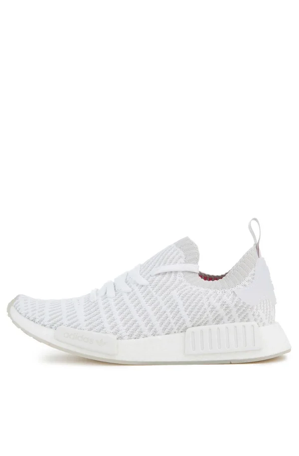 White Adidas Originals NMD R1 STLT Primeknit Size 9