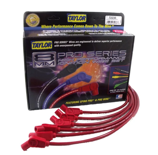 Taylor Cable 74236 8mm Spiro Pro Ignition Wire Set