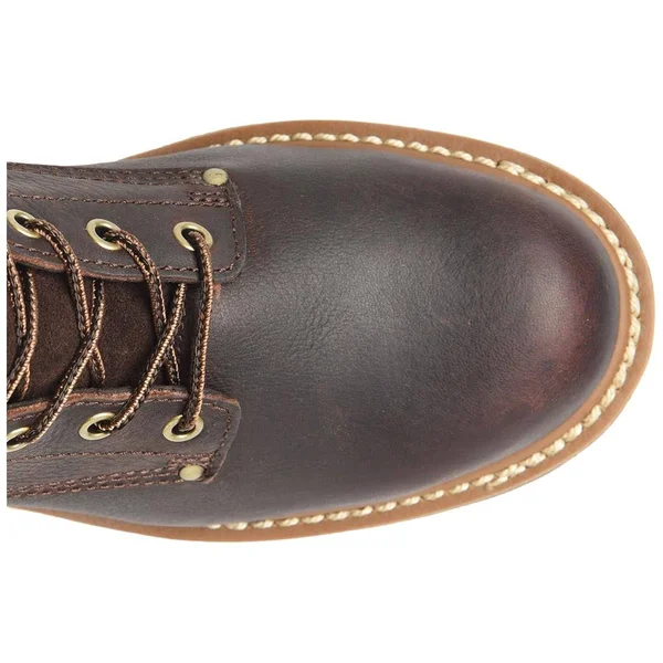 Carolina Women's 8x22 Logger Boot - CA421 4 - W, Dark Brown