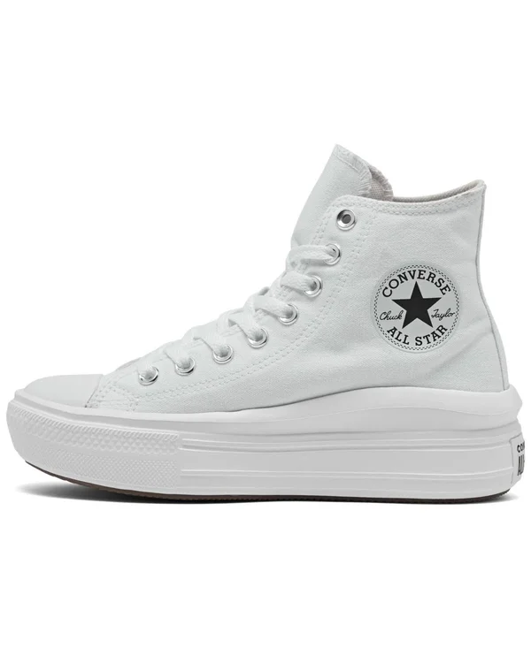 Converse Women's Chuck Taylor All Star Move - White Size 6