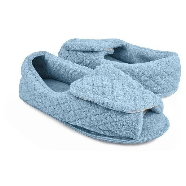 Muk Luks Women's Micro Chenille Adjustable Slippers - Lavender - Size:S