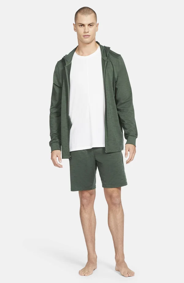 Nike Yoga Dri-Fit Men's Shorts in Green - Size: 2XL Tall, CZ2210-355