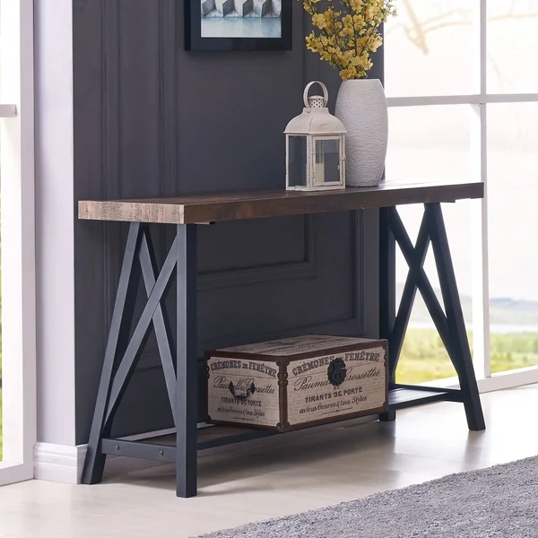 LANGPORT-CONSOLE TABLE-RUSTIC Oak