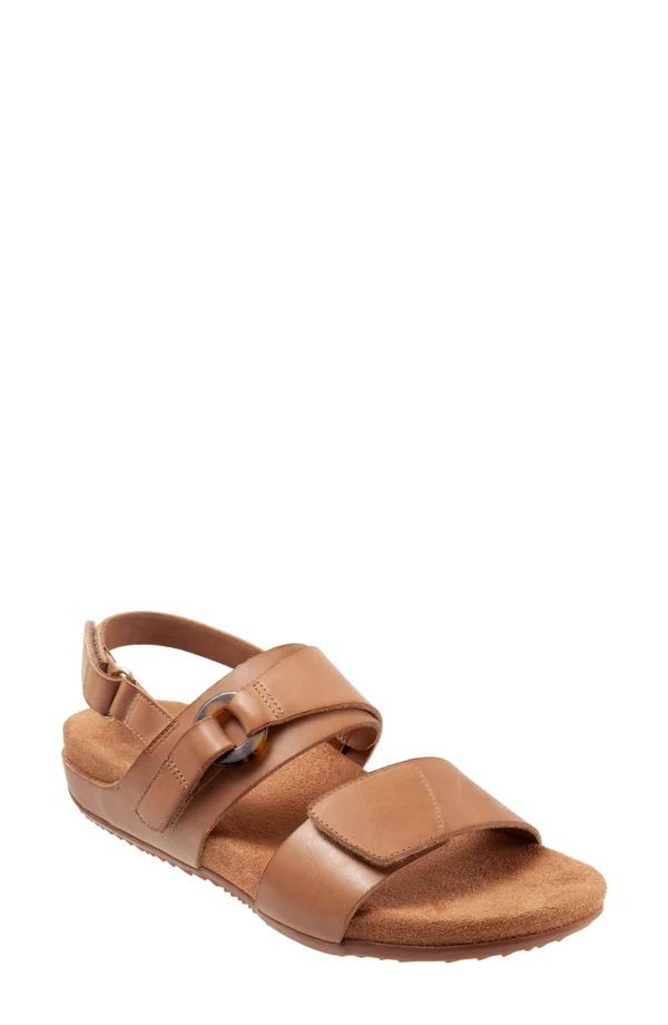 SoftWalk Women's Benissa Slingback, Size: 10.5, Tan Leather