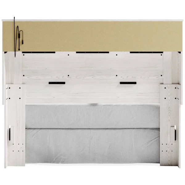 Ashley Altyra Queen Upholstered Panel Bookcase Headboard