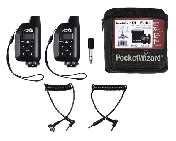 PocketWizard Plus IIIe Kit - Includes 2x Plus IIIe Transceiver with Black G-Wiz Squared Bag
