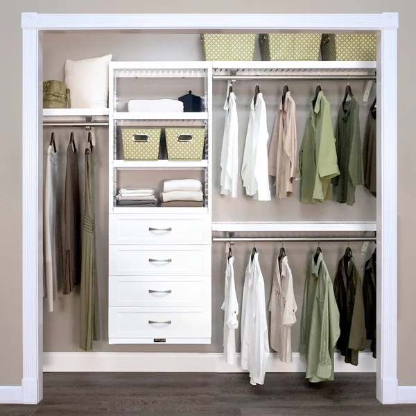 John Louis Home 12in. Deep Woodcrest 4ft. Shelf Kit