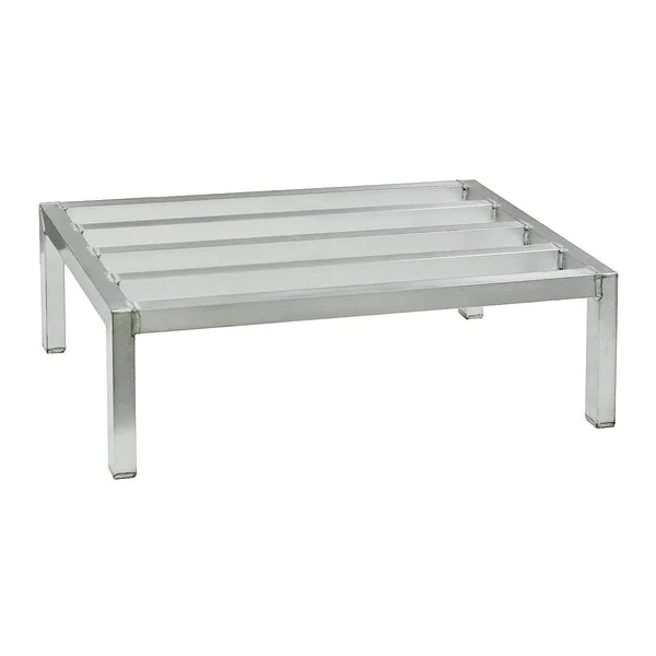 New Age 48x22W x 18x22D x 12x22H Aluminum Dunnage Rack with 2500 lb. Load Capacity, Silver 2021