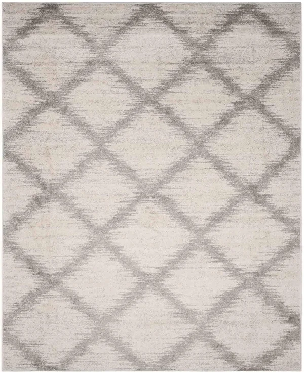 Safavieh 9& x 12& Adirondack ADR122B Ivory, Silver Rug