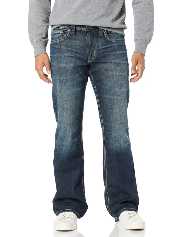 Silver Jeans Co. Men's Zac Relaxed Fit Straight Leg Jeans