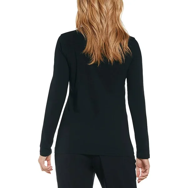 Coolibar - Black Everyday Long Sleeve T-Shirt, Black, X-Small