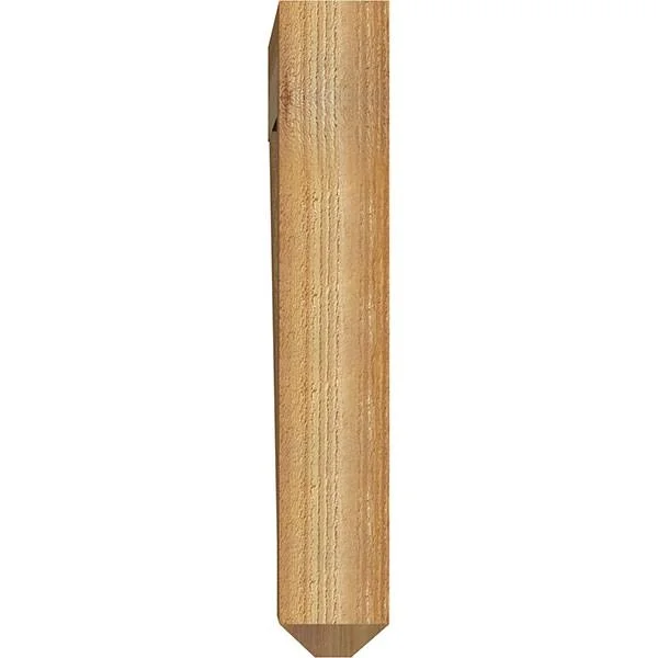 Ekena Millwork BKT04X24X24IMP04RWR 4x22W x 24x22D x 24x22H Imperial Craftsman Rough Sawn BRACKET, Western Red Cedar