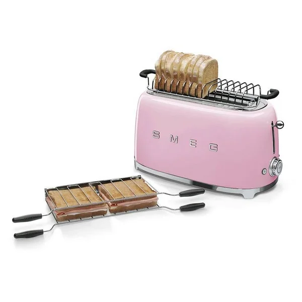 Smeg 4 Slice Toasters Pink