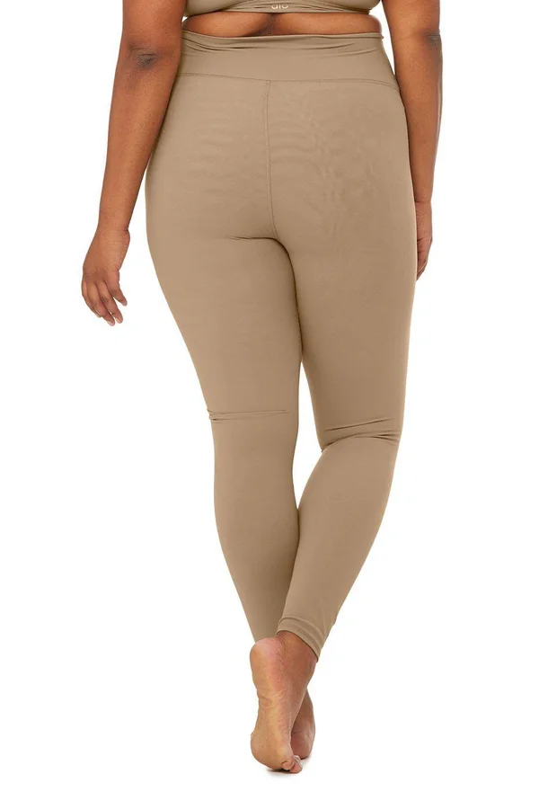 Alo Yoga High Waist Ripped Warrior Legging - Female - Large