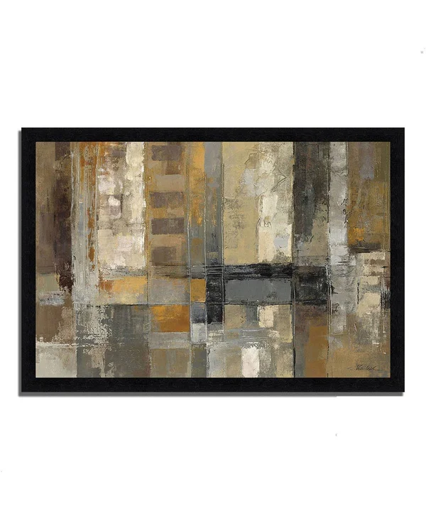 Tangletown Fine Art 41x22 x 60x22 One Way Street by Silvia Vassileva Framed Painting Print