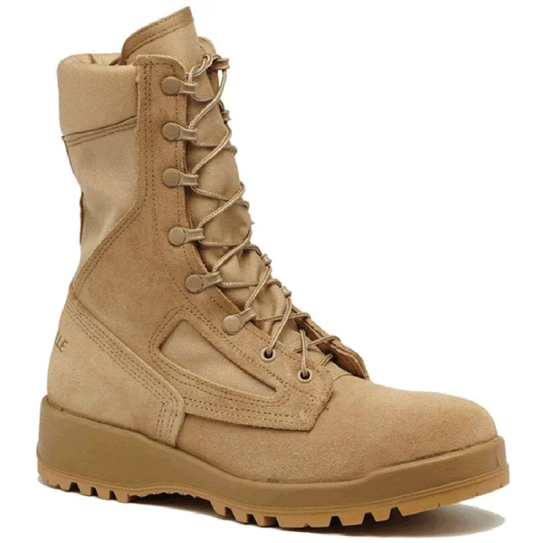 Belleville 390DES Men's Hot Weather Combat Boot - Tan Tan - 12.5, Extra Wide