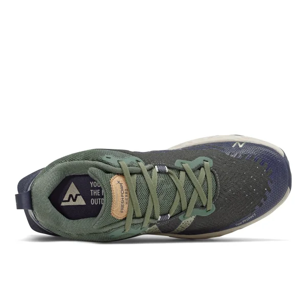 New Balance Men's Fresh Foam Hierro V6 Black Spruce with Timberwolf - 17, D