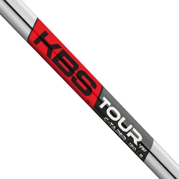 KBS Tour C-Taper Shaft 120g, S-Flex, #7 Iron - 38.5 inch, Size: 120, Gray