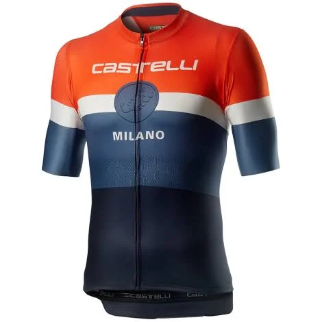 Castelli Milano Short Sleeve Jersey - Men's White, XL