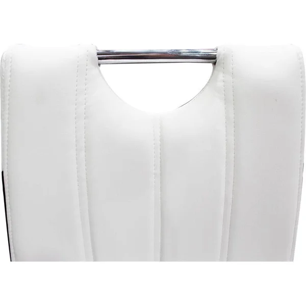 Best Master Furniture Bono Upholstered Modern Side Chairs - Set of 2, White