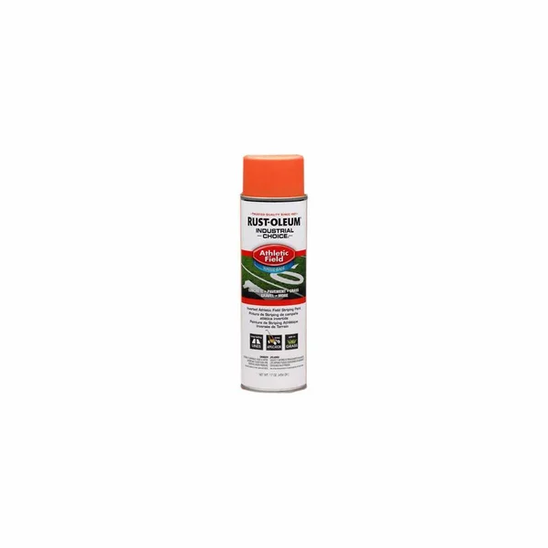 Rust-Oleum Industrial Choice 17 oz. AF1600 System Athletic Field Fluorescent Orange Striping Spray Paint (12-Pack)
