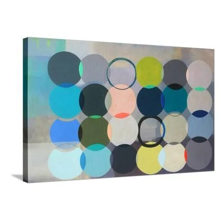 All of Space Is Completely Silent, Abstract Gallery-Wrapped Canvas Print Wall Art by Naomi Taitz Duffy, Size: 36 x 24