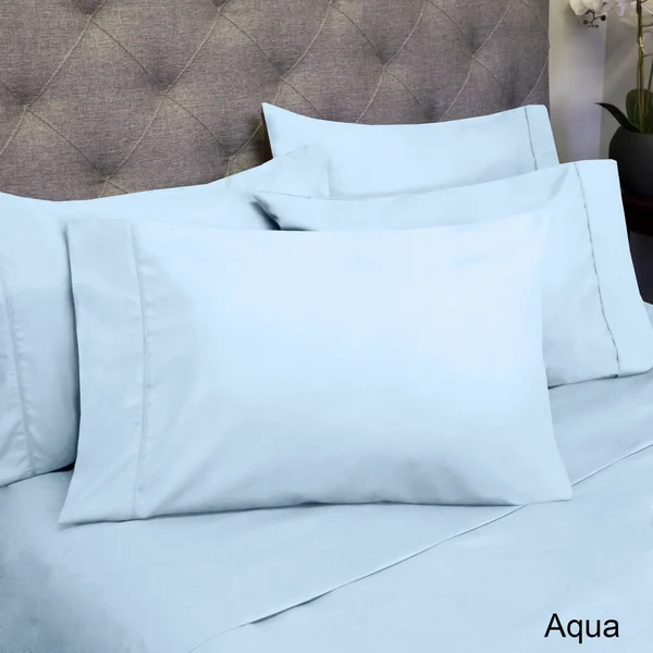 Sweet Home Collection RV Queen 6-Piece Bed Sheet Set - Sage